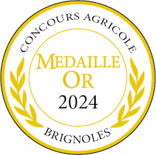 médaille d'or Brignoles vins bio Provence